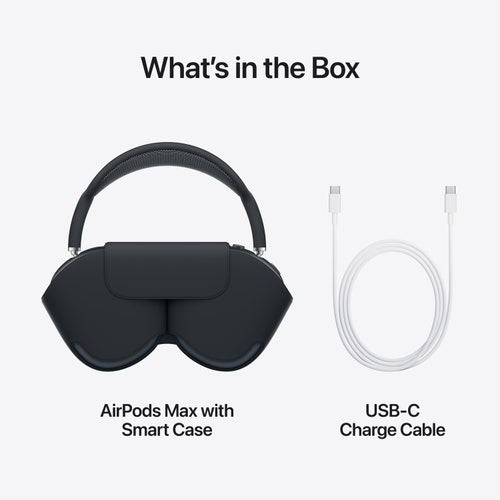 AirPods Max Wireless On-Ear Bluetooth Headphones with Pro-level Active Noise Cancellation,